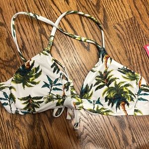 palm tree bikini top